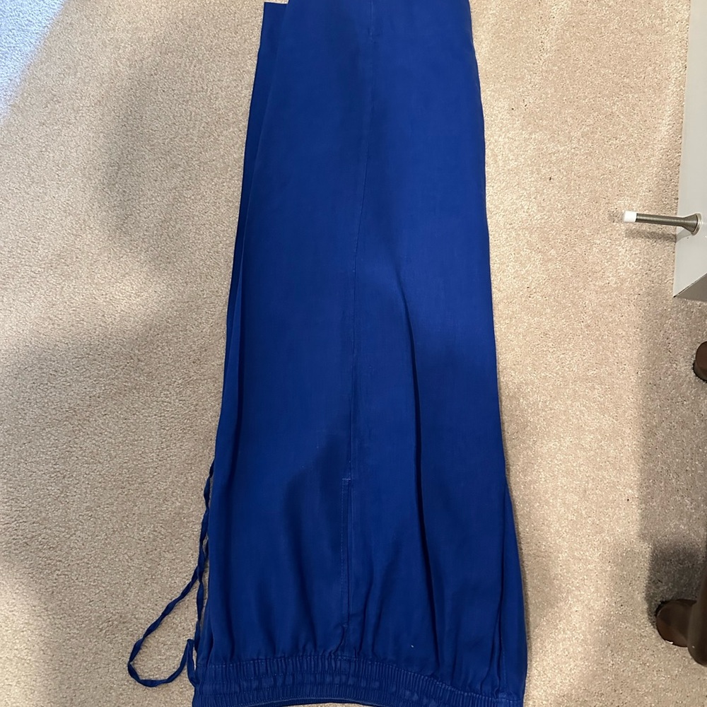 DKNY Royal Blue Cropped Pants
